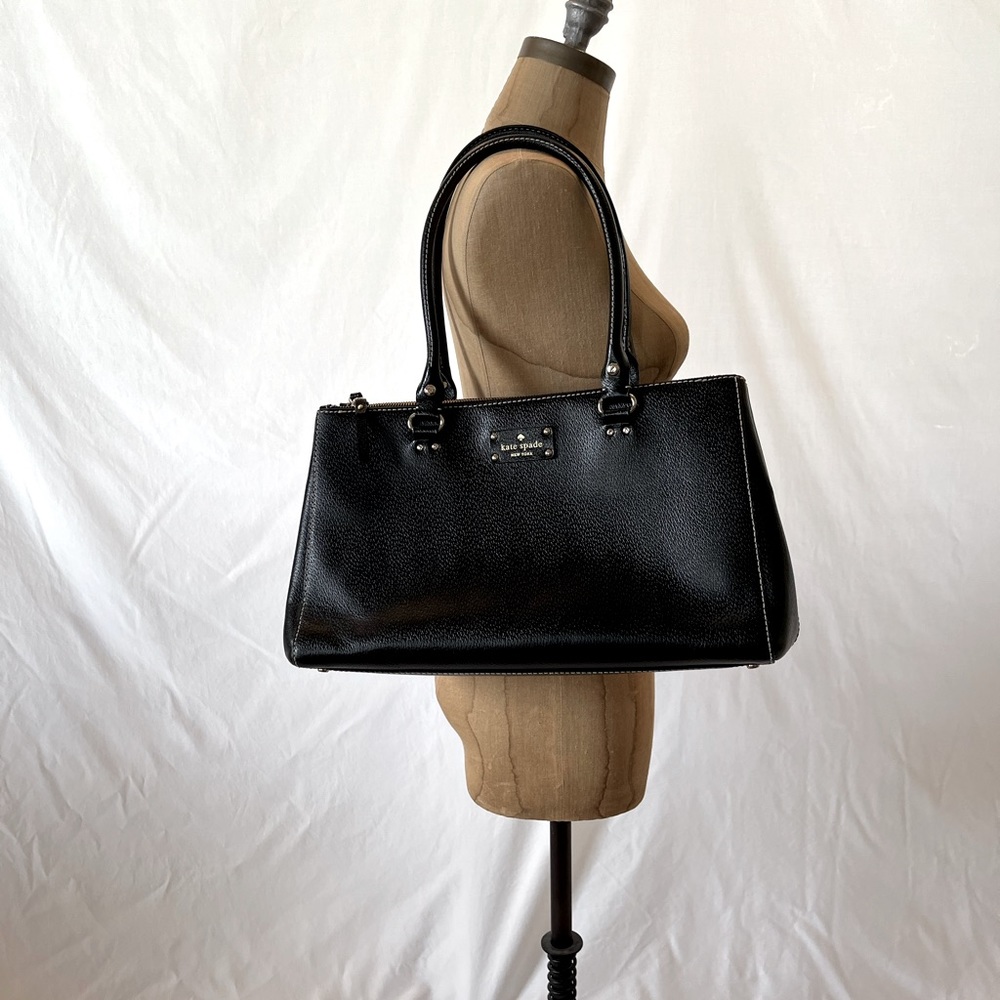 Kate Spade Black Leather Women's Shoulder Handbag